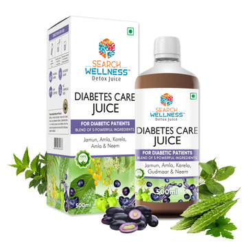 Diabetes Care Juice - 500ml, Ayurvedic Diabetic Care Juice, Helps Maintain Healthy Sugar Levels, Immunity Booster Juice for Skin Care & Natural Detox, No Added Sugar