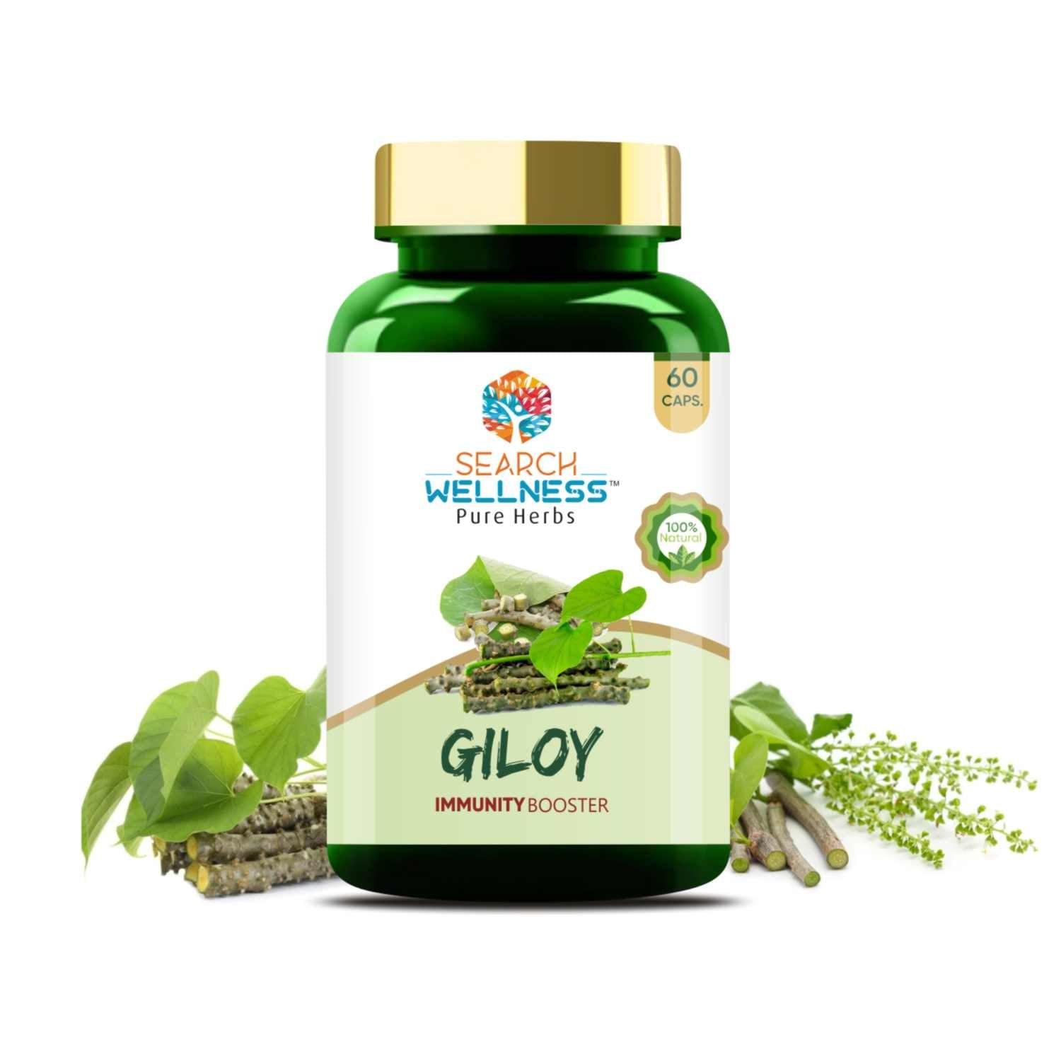 Giloy I Immunity Booster Blood Purification  | High Absorption Ayurvedic Antioxidant | 60 Capsules